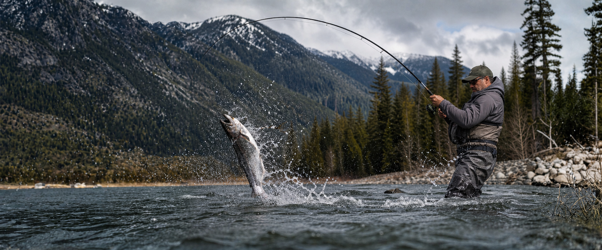 British Columbia fishing trip in mountain country