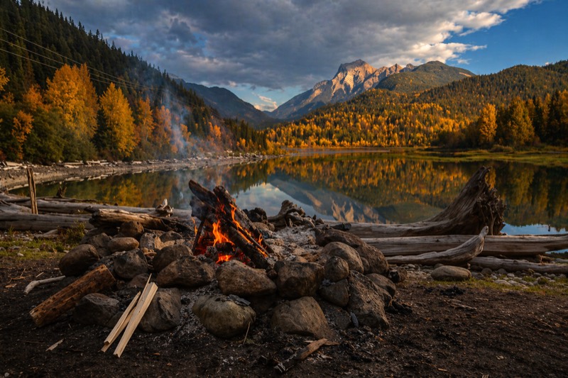 Wide northern British Columbia wilderness